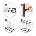 Scarpiera scaffale portascarpe ingresso organizer 5 ripiani fino 10 paia scarpe - immagine 3