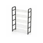 Scarpiera scaffale portascarpe ingresso organizer 5 ripiani fino 10 paia scarpe - immagine 2