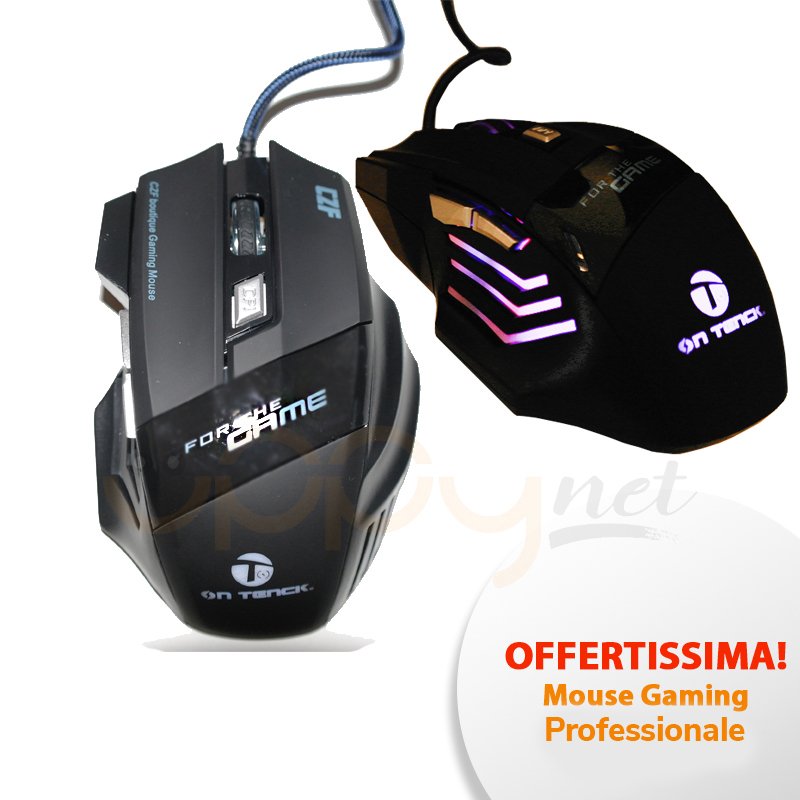 MOUSE GAMING DA GIOCO PRO