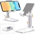 Supporto Porta Cellulare Tablet iPad Smartphone UNIVERSALE Regolabile da Tavolo - immagine 2
