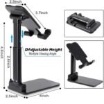 Supporto Porta Cellulare Tablet iPad Smartphone UNIVERSALE Regolabile da Tavolo - immagine 3