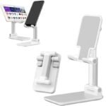 Supporto Porta Cellulare Tablet iPad Smartphone UNIVERSALE Regolabile da Tavolo - immagine 4