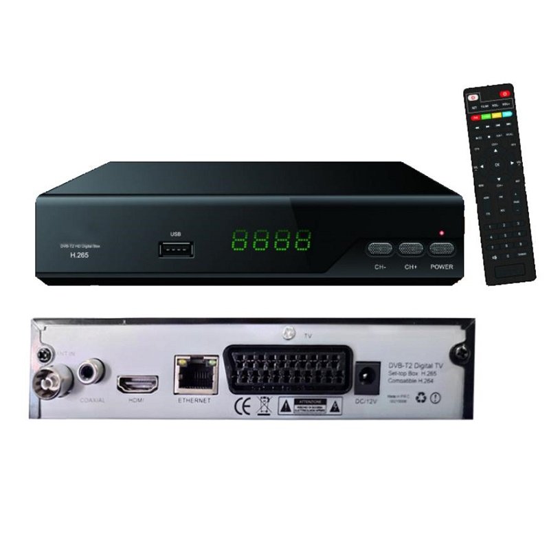 Decoder digitale terreste 4K DVB T2