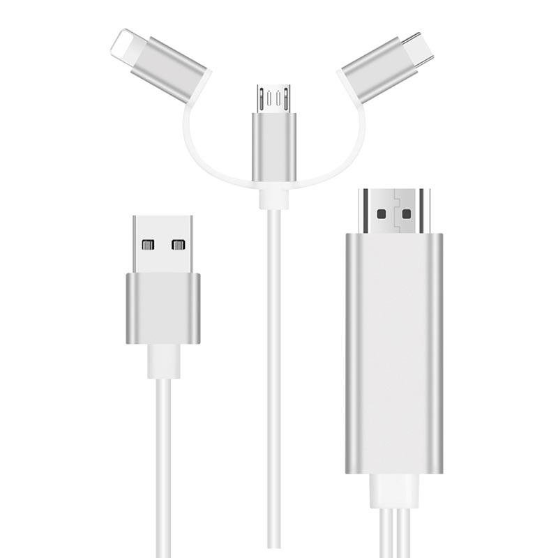 Cavo MHL HDMI 3 in 1 USB
