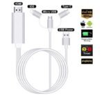 Cavo MHL HDMI 3 in 1 microUsb Type-C Lightning Smartphone TV Tablet iOS Android - immagine 3