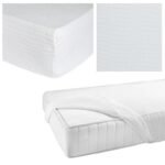 coprimaterasso jacquard spugna poliestere