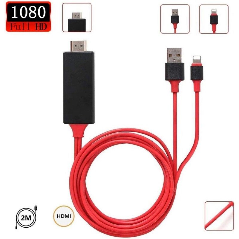 CAVO MHL FULL HD 1080P 4K HDMI LIGHTNING