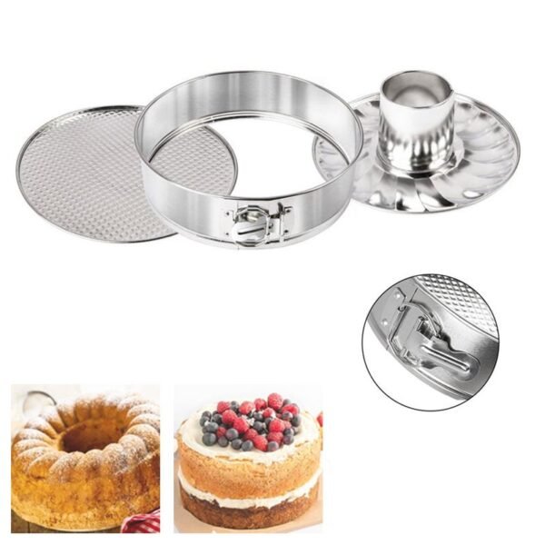 3 pezzi stampo ciambellone e torta