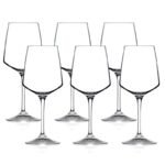 Set 6 calici da vino acqua da 295cc