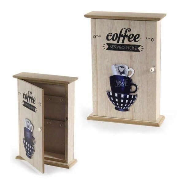 portachiavi parete 6 posti industrial coffee