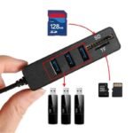Adattatore type-c con HUB lettore 3 USB 3.1 CARD SD TF OTG COMBO, Ipad Pro - immagine 2