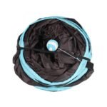 Tunnel a Y gioco gatti palline passatempo gatto pieghevole interattivo 3 uscite - immagine 5