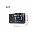 Videocamera auto Dash Cam Touch Screen HD MAX 960p DVR Registratore guida - immagine 3
