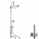 Doccia Saliscendi deviatore Soffione 20x20cm