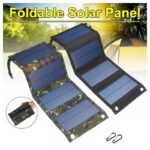 Pannello solare pieghevole 80W caricabatterie telefono campeggio trekking USB - immagine 3