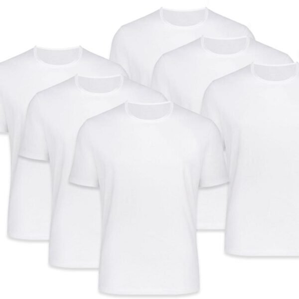 6 Magliette intime 100% Cotone Naturale