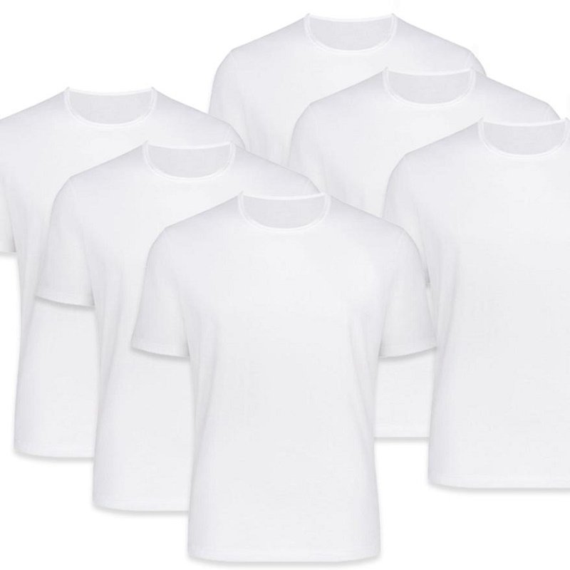 6 Magliette intime 100% Cotone Naturale