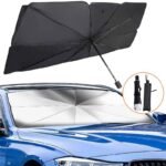 Parasole ombrello auto parabrezza anteriore universale pieghevole portatile - immagine 2