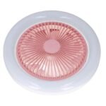 Lampada ventilatore plafoniera led 30W da soffitto E27 regolabile Ø 26cm - immagine 4