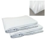 COPPIA FEDERE CUSCINI LETTO 100% PURO COTONE