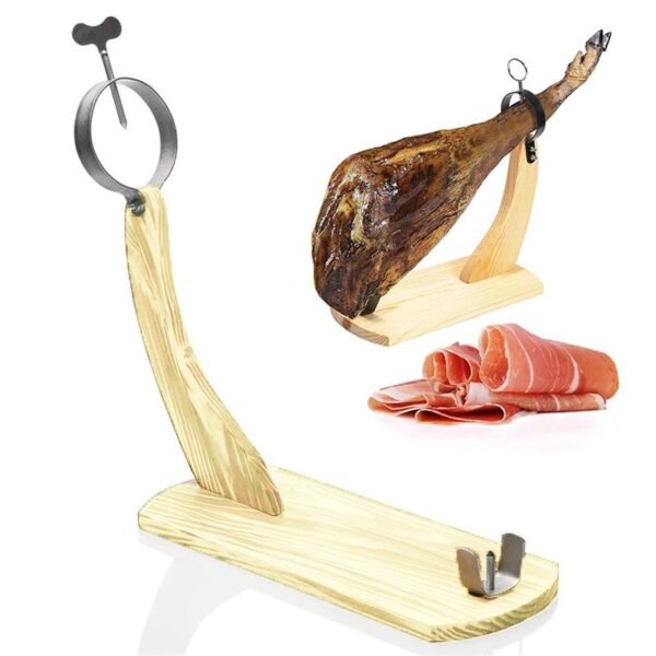 porta prosciutto in legno