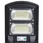 Faro led lampione stradale 120W pannello solare sensore movimento crepuscolare - immagine 3