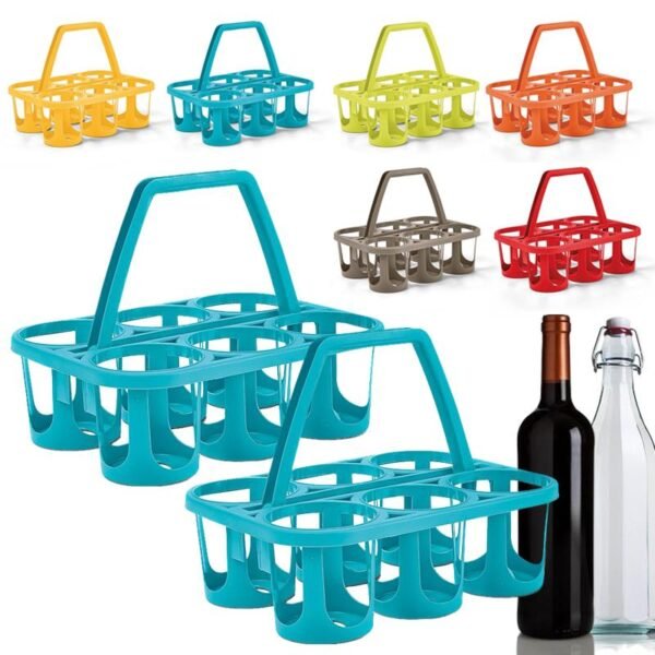 Portabottiglie plastica 12 posti