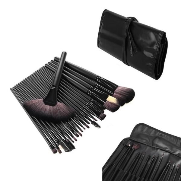 set pennelli trucco 24 pezzi
