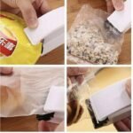 Mini macchina macchinetta sigilla sacchetti buste portatile manuale sigillatore - immagine 3