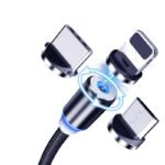 Cavo USB 3 in 1 Mangetico ricarica e traferimento dati