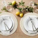 Set 6 Pezzi tovaglietta tovagliette americane tonde rotonde intrecciate 38 cm - immagine 7