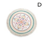 Set 6 Pezzi sotto bicchieri rotondi bevande mandala boho bohemien nappe 14 cm - immagine 8