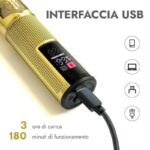 TAGLIA CAPELLI PROFESSIONALE TAGLIACAPELLI REGOLA BARBA RASOIO ELETTRICO IP65 - immagine 2