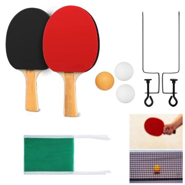 set ping pong palline rete