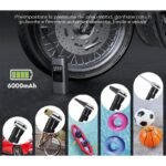 Compressore ad Aria 150W Auto Portatile Gonfiatore Ricaricabile Display LED Auto - immagine 2