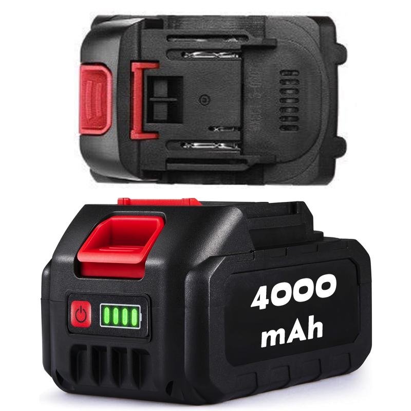 Batteria ricambio scorta 4000 mAh indicatore led trapano