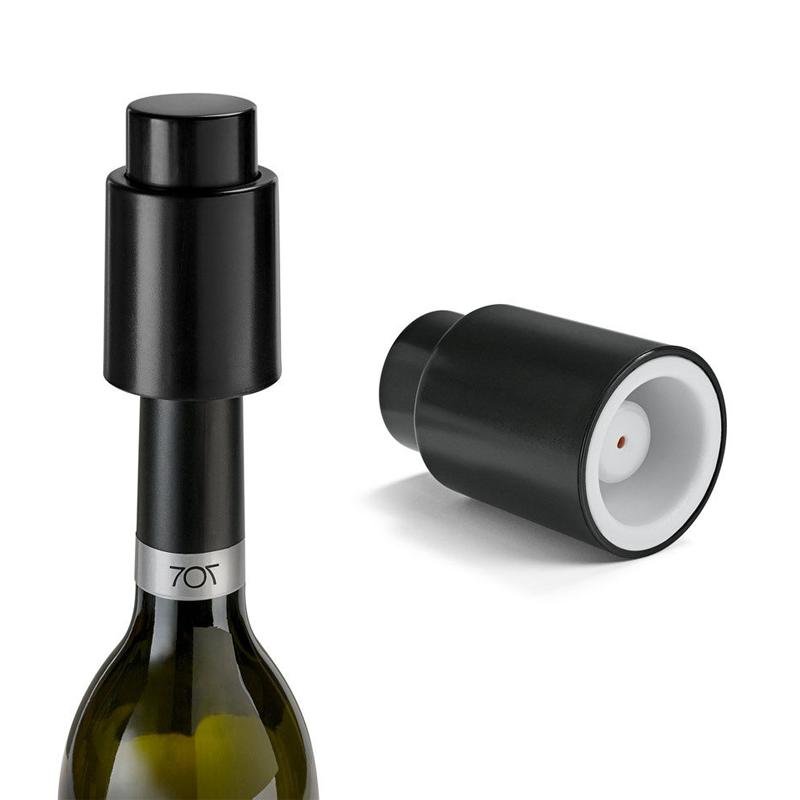 2 Tappi sottovuoto per vino neri