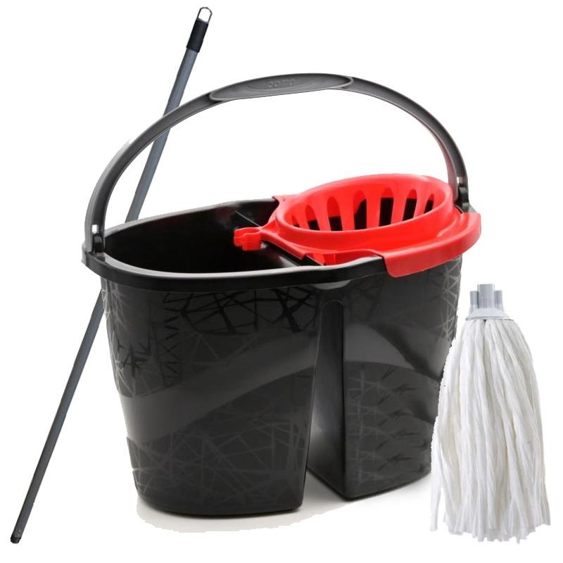 Kit Mocio Secchio 2 scomparti