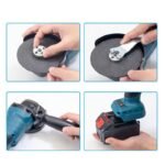 Smerigliatrice angolare a batteria brushless 4Ah 2 Batterie 11 dischi da 115mm - immagine 4