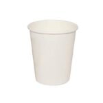 1000 pz Bicchiere Bicchieri di carta per Acqua Cappuccino da 210 ml bianco - immagine 2