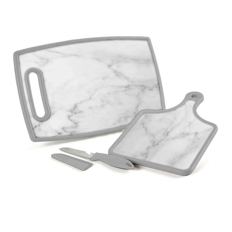 3 Pezzi taglieri e coltello