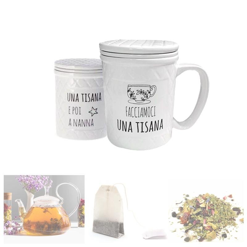 tisaniera tazza the tisana infusi