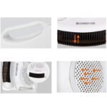 Stufa Elettrica Caldobagno 2000W Aria caldo fredda scaldino termoventilatore - immagine 2