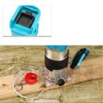 Fresatrice Verticale a Batteria 800W Rifilatore Fresa Legno Trimmer Router - immagine 5