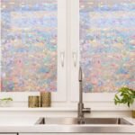 Pellicola Vetro finestra stile decorativo privacy opacizzante sostituisce le tende - immagine 2