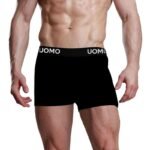 12 Pezzi Boxer Uomo Mutande Cotone Elasticizzato Intimo Nero Grigio Blu Tortora - immagine 2