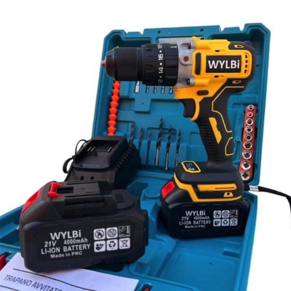 Trapano Avvitatore con Percussione 1500W Brushless
