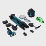 Livella laser tracciatore autolivellante 4D 16 linee 360° rotazione linea verde - immagine 4