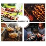 SET 10 UTENSILI BARBECUE ATTREZZI GRILL IN ACCIAIO INOX KIT PER GRIGLIA - immagine 6