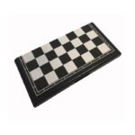 Gioco Set Scacchi e Dama 2 in 1 da Tavolo Viaggio Portatile Pieghevole medio 33 - immagine 4